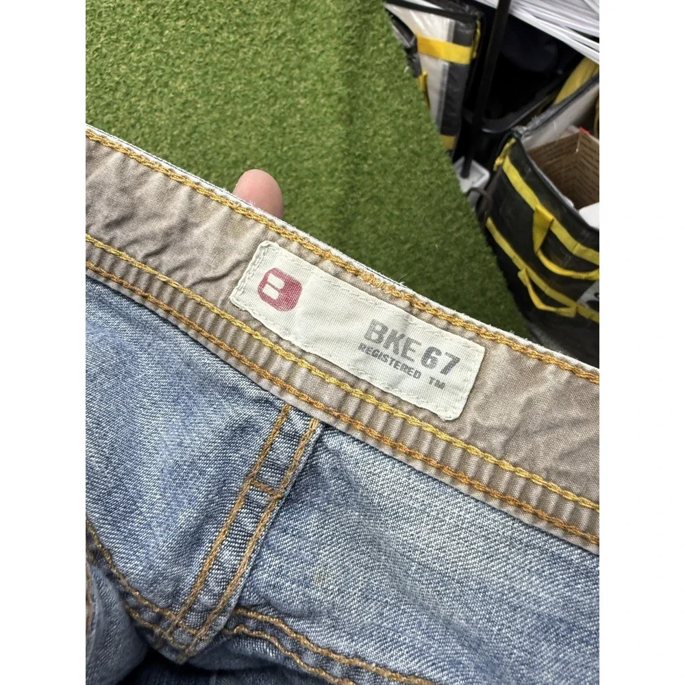 BKE 67 Austin Jeans Mens 38 Bootcut Buckle Light Wash Denim Casual Workwear